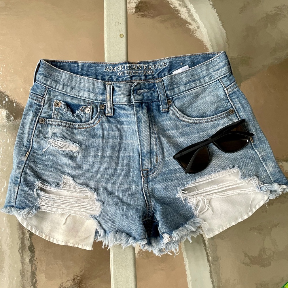 AEO Vintage Hi Rise Festival Shorts